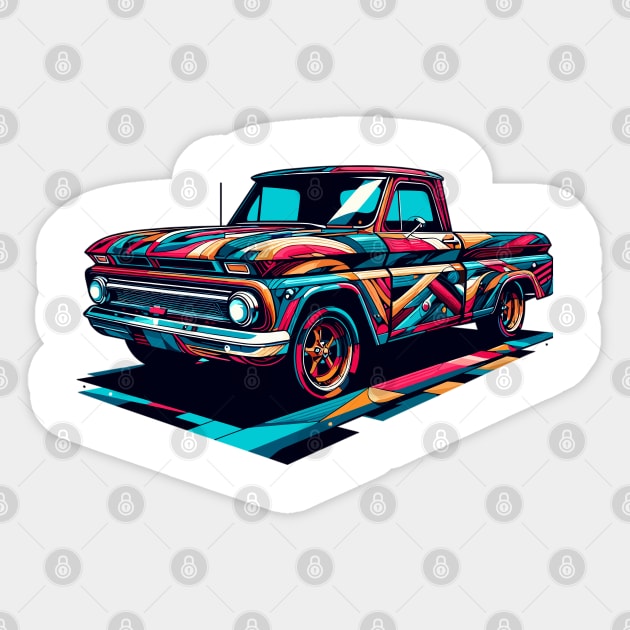 Chevy truck Sticker by Vehicles-Art